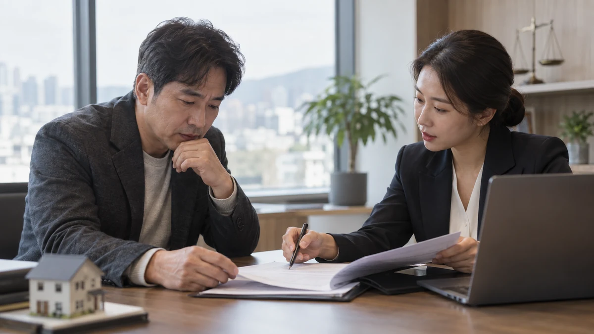 별제권 담보대출 채권 상담 장면