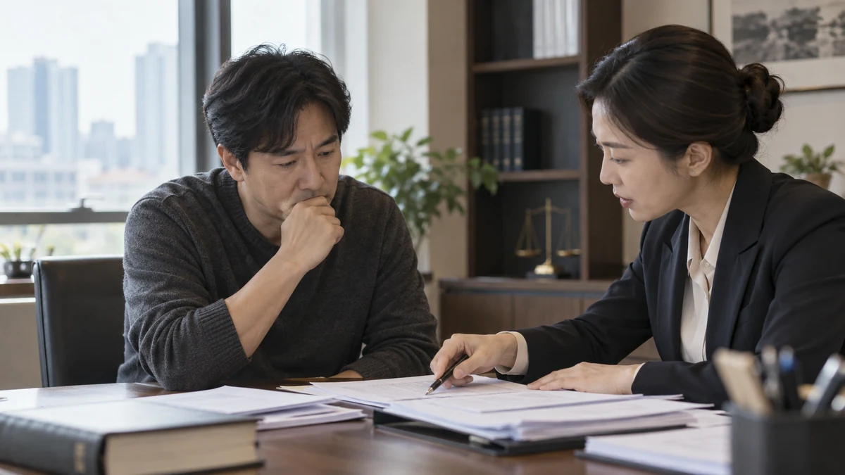 개인회생 기각 후 재신청 서류를 다시 점검하는 상담 장면