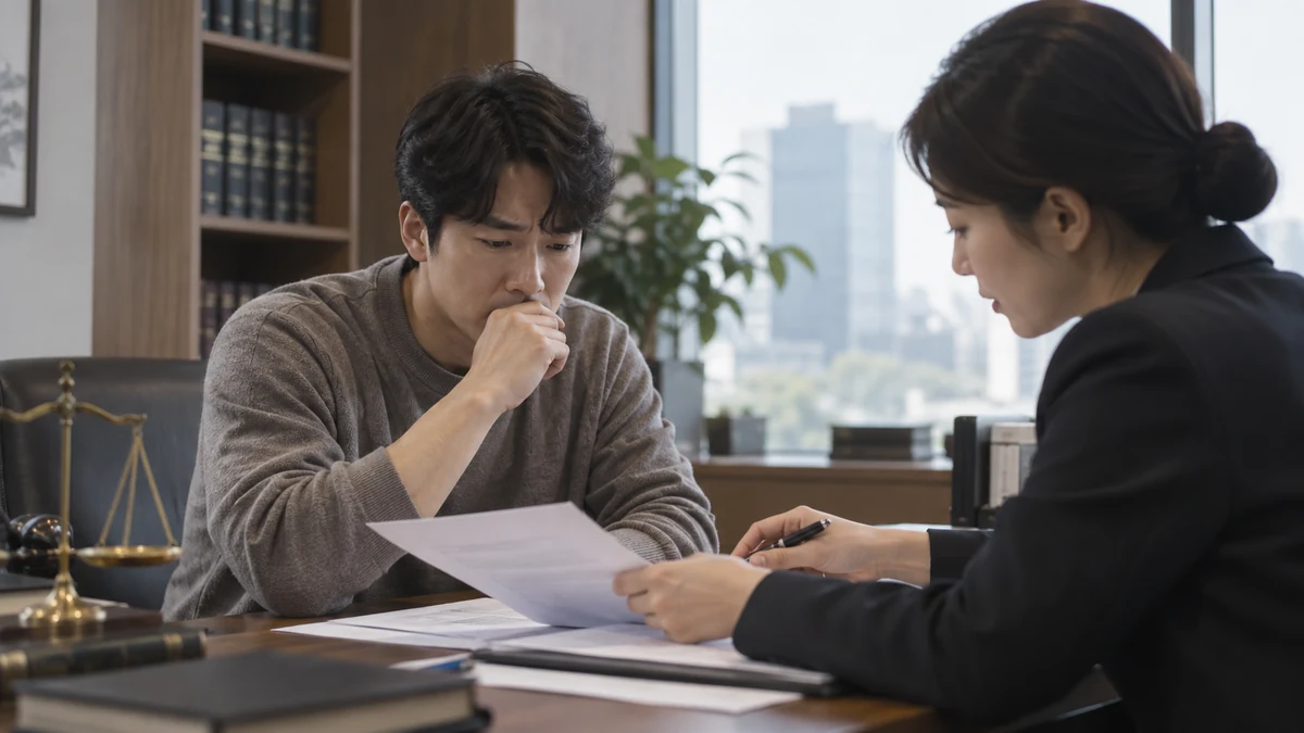 담보 경매와 별제권 문제를 상담받는 채무자