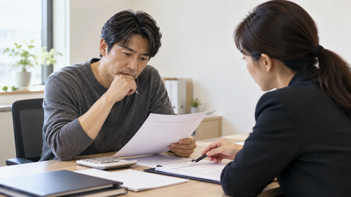 사채 이자를 법정 한도로 다시 계산해 채권자목록 금액을 정하는 상담 장면
